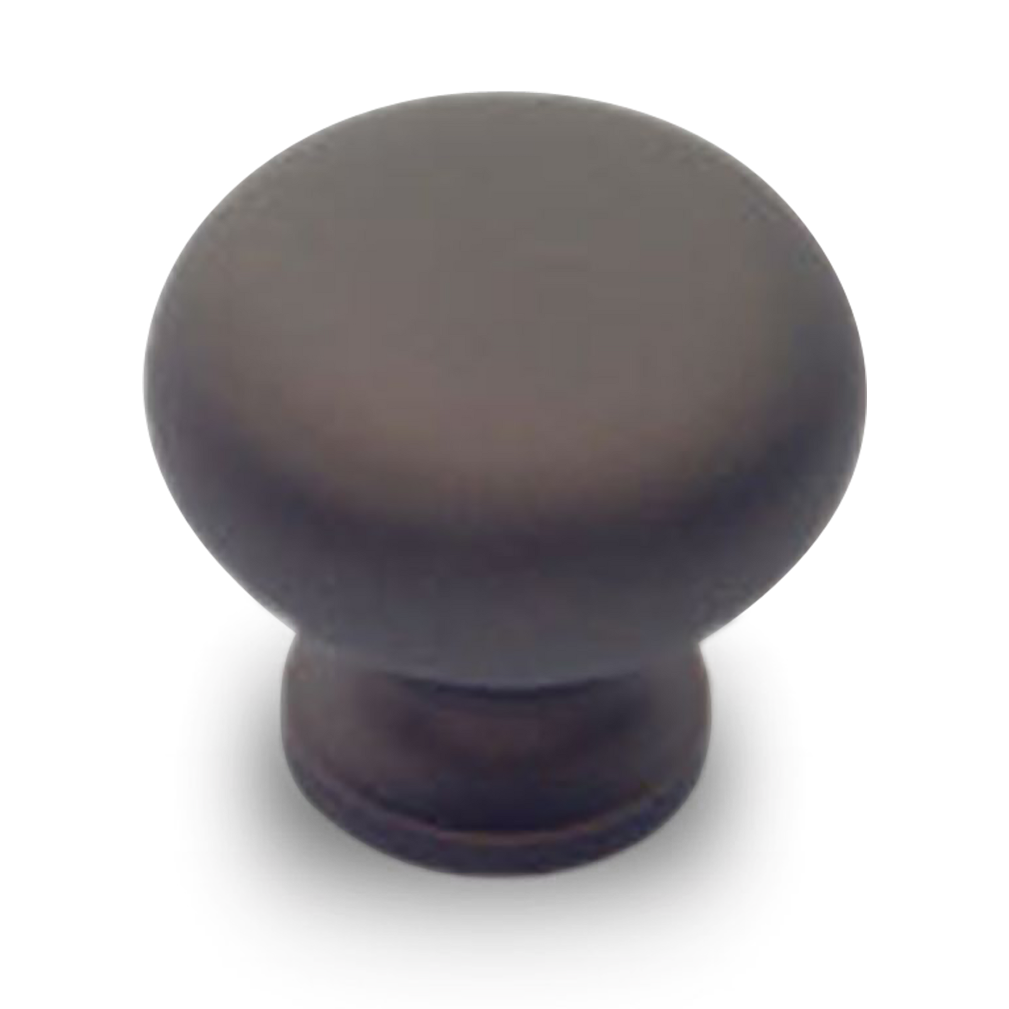 A clean and contemporary round knob with rounded edges.